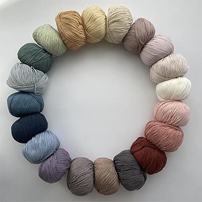 Soft Bamboo Baby Fingering Weight Cotton Yarn For Crochet And