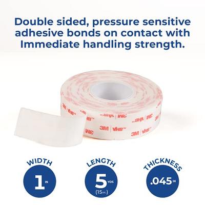  Double Sided Tape, Heavy Duty Mounting Tape, 16.5FT x 0.94IN  Adhesive Foam Tape Made with 3M VHB for Home Office Decor : Office Products