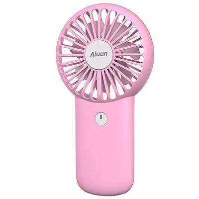 Mini Portable Fan 3 Pack, Cute Handheld Fan Battery Operated Lightweight  Small Personal Fan with 3 Speeds and USB Rechargeable Eyelash Fan for  Stylish
