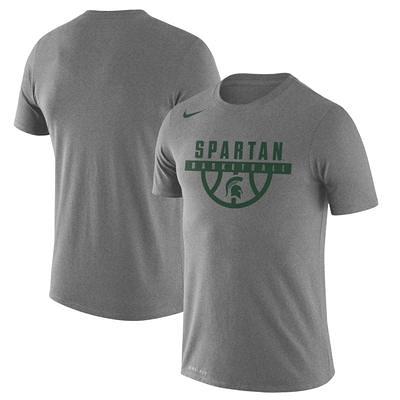 Men's Nike Gray Michigan State Spartans Basketball Drop Legend Long Sleeve  Performance T-Shirt