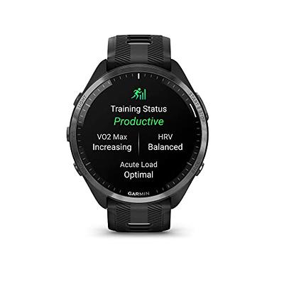 Garmin Forerunner® 965 Running Smartwatch, Colorful AMOLED Display,  Training Metrics and Recovery Insights, Amp Yellow and Black 