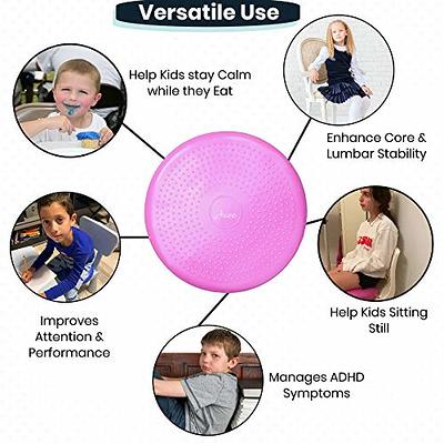 Wobble Seat Cushion for Kids / Adults With With Sensory Disorder, ADHD,  Autism and Fidgeting blue Cushion 