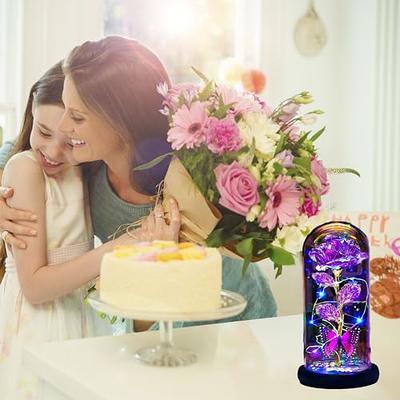 Valentines Day Gifts for Her Wife,Valentines Gifts for Mom Girlfriend  Women,Valentine's Rose Flowers Birthday Gifts for Women, Valentine Presents  for Mom,Light Up Rose Gifts for Mom Purple - Yahoo Shopping