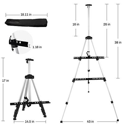 Buy Adjustable Aluminum Easel Stand for Painting With Case