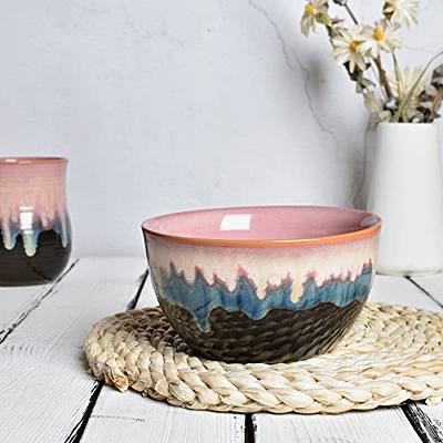 Reactive Glaze Stoneware Cereal Bowl Sets