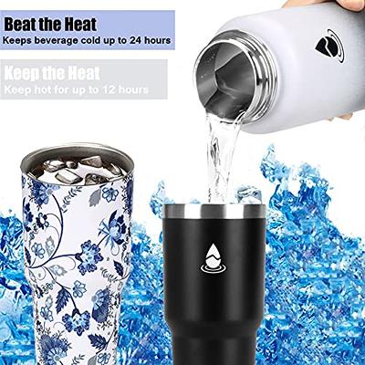 SENDESTAR 64 oz Water Bottle Double Wall Vacuum Insulated Leak Proof S –  sendestar