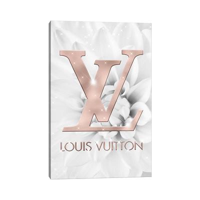 Rose Gold Blush LV Fashion I Canvas Artwork by Pomaikai Barron, iCanvas