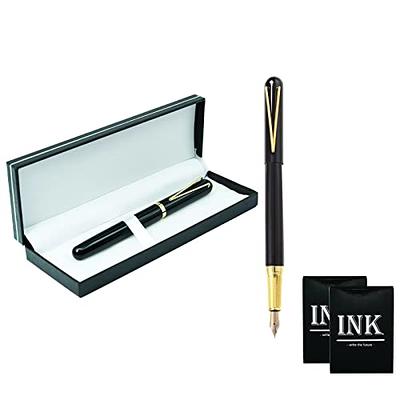 BOCIYER Luxury Fountain Pen Set,Ink Pen for Smooth Writing,Medium  Nib,Includes 10 Ink Cartridges&Ink Converter,Best Pen Gift Case for Men &  Women,fancy,calligraphy,Executive,Office pen-Blue - Yahoo Shopping