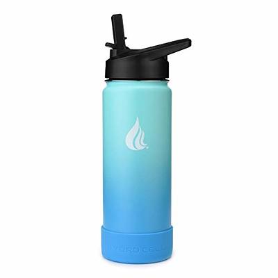 Ello Cooper Vacuum Insulated Stainless Steel Water Bottle 32oz, Halogen  Blue