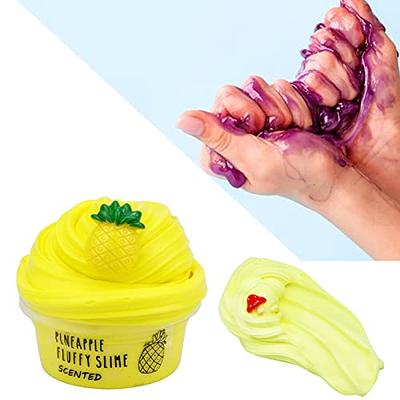 Soft And Non Sticky Fluffy Putty Slime Kits With Unicorn Candy