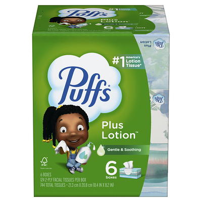 Puffs Plus Lotion with the Scent of Vick's White Facial Tissue