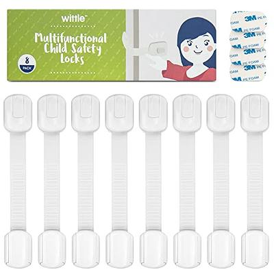 12 Pack Baby Safety Cabinet Locks - Cabinet Locks,Child Proof Locks for  Cabinet Doors 3M Adhesive (White) - Yahoo Shopping