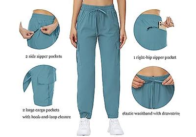 Buy CRZ YOGA Women's Jogger Sweatpants Ankle Zipper Cotton Lounge