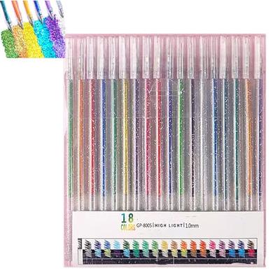A Star Stationary Glitter & Scented Gel Pens School Project Marker Pens  Colour Colouring Pen Fine Liner Notes Exams Revision UK