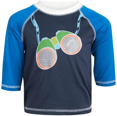 *Play* UV Skinz, Teal and Purple Rash Guard Swim Shirt - Size 4T