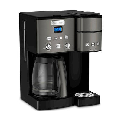 Cuisinart Coffee Center 12-Cup Black Stainless Steel Coffee Maker and Single  Serve Brewer SS-15BKSP1 - The Home Depot