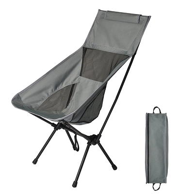 Timber Ridge Laurel Director Camping Chair, Red and Gray, adult