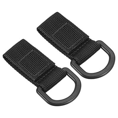 Belt Keeper Key Chain, 4Pcs D Type Nylon Webbing Strap Key Chain Hook,  Black - Yahoo Shopping