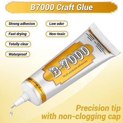 B7000 Fabric Glue with Precision Tips, Upgrade Industrial Strength Adhesive  B-7000 Glue Clear for Jewelry Crafts DIY, Metal, Stone, Rhinestone Gems  Gel, Glass, Fabric, Cell Phone Repair (50 ML) - Yahoo Shopping