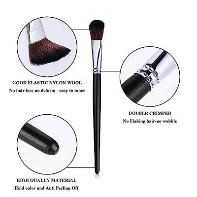  6 Pcs Mop Brush For Acrylic Painting 1 Inch Blending Brush  Paint Brushes For Acrylic Painting Oval Mop Acrylic Brush