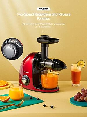 Centrifugal Juicer Machine, HERRCHEF 600W Compact Juice Extractor, BPA  Free