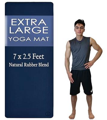 Large Yoga Mat with barefoot 6'x12