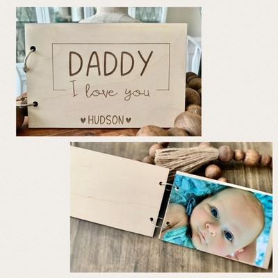 WOODEN PERSONALIZED PHOTO ALBUM