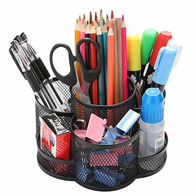 Deli Mesh Desk Organizer Office Supplies with Pencil Holder and