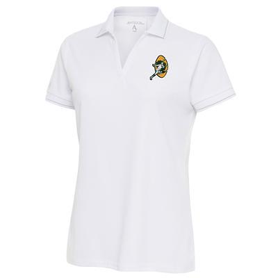 Green Bay Packers Antigua Women's Sleeveless Tribute Polo - Black