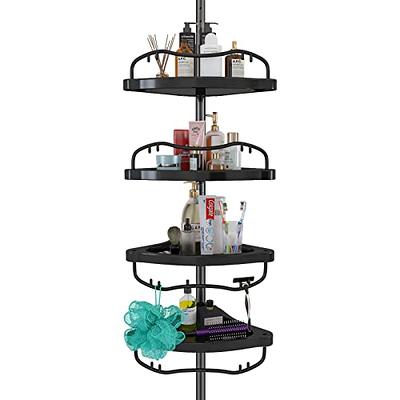 4 Layer Corner Shower Caddy, Adjustable Shower Shelf, Constant Tension  Stainless Steel Pole Organizer, Rustproof 3.3 to 9.8ft (white-) - Yahoo  Shopping