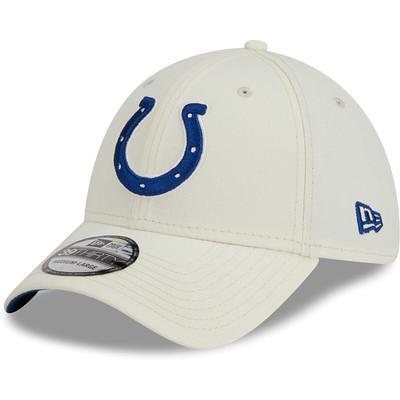 Men's New Era Cream Indianapolis Colts Classic 39THIRTY Flex Hat