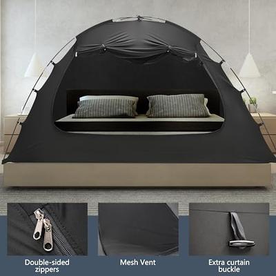 LILYPELLE Bed Tent Bed Canopy Tents for Adult, Portable Dream Tent Indoor  Sleeping Tents 80% Blackout with 3 Doors, Breathable Private Space Tents,  Twin Full Queen - Yahoo Shopping