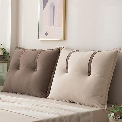 Lumbar Pillow Big Backrest Reading Rest Pillow Lumbar Support Chair Cushion  for Sofa Bed Lumbar Pillow
