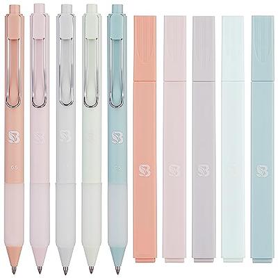 6Pcs Cute Highlighters Pastel Office Supplies - Aesthetic Highlighters Cute  School Supplies Highlighters Retractable Highlighters Assorted Colors