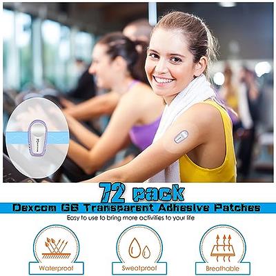 Adhesive Patches for Dexcom G6 Sensor Covers Overpatch Waterproof Sticker  Clear Film Tape, Pack of 30 