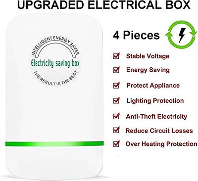  Pro Power Saver, 2024 New Upgraded Energy Saving Device,  Household Office Power Saver Energy Saving Device Electricity Saving Box US  Plug 90V-250V 30KW (4 pcs) : Electronics