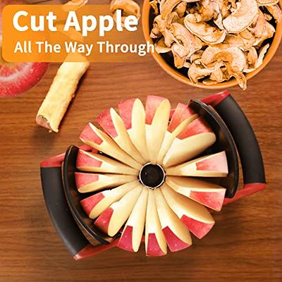 Newness Apple Cutter Slicer, [Large Size] 16 Slices HEAVY DUTY and Pear  Corer Divider with Base, [Upgraded] Cut Apples All The Way Through,  Stainless Steel Fruits & Vegetables Divider, Wedger - Yahoo Shopping