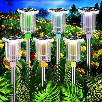 APONUO Solar Dock Lights Outdoor Waterproof, Driveway Lights Led