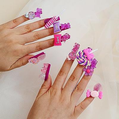 Buy Press on Nails Aesthetic Press on Nails Cute Fake Nails at Home  Reusable Stick on Nails Press on Nails Design French Nails Online in India  - Etsy