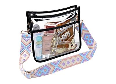  MOETYANG Clear Purse Stadium Approved for Women, Small Clear  Crossbody Bag Fashion, Cute See Through Clutch Mini Shoulder Bag : Sports &  Outdoors