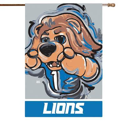 WinCraft Detroit Lions Double Sided Garden Flag