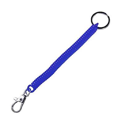 Cobee Coil Springs Keychain, 10 Pcs Retractable Coil Springs Keychains with  Lobster Clasp, Spring Coil Leash Cord Safety Ropes, Cell Phone Elastic