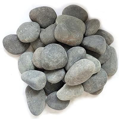 Wholesale Garden Landscaping Unpolished River Pebble Stone Black