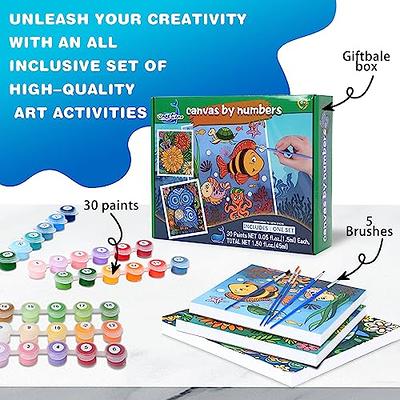 Paint by Numbers Kit for Kids and Adults, Art Supplies for Kids 6