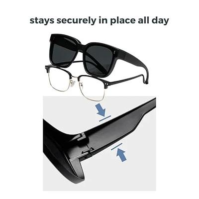 lunhaifi Universal Models Of Myopic Sunglasses- Uv400 Protective Lenses,  Polarized Anti-Ultraviolet Glare Sunglasses (Black,Polarized) - Yahoo  Shopping