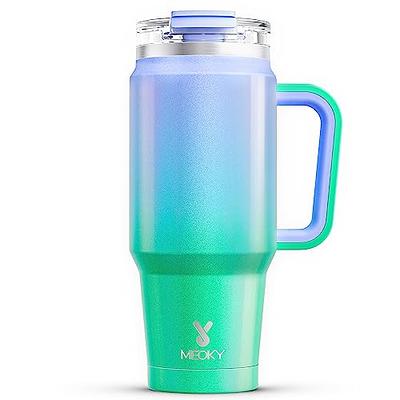 Zenbo 40 oz Tumbler with Handle–Stainless Steel Vacuum Insulated Mug Cup  with Handle,Lid and Straw,Keeps Drinks Cold up to 34 Hours – Sweat-Proof  Body, Dishwasher Safe - Yahoo Shopping