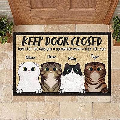 Pawfect House Personalized Door Mat, Funny Welcome Mats Outdoor