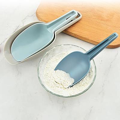 Set of 3 Scoops for Canisters, Plastic Flour Scoop, Ice Scooper for  Canisters, Flour, Powders, Dry Foods, Candy, Popcorn, Coffee Beans Pet Food