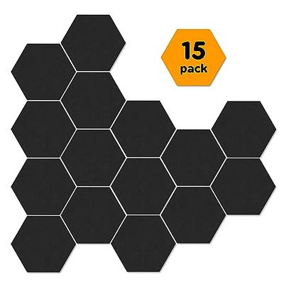 6pcs Felt Board Tiles, Hexagon Bulletin Board, Self Adhesive Pin Board For  Wall Decor, Memo Board Notice Board For Classroom,Office ,Home