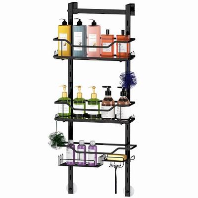  TOPCHASE Shower Caddy, Shower Organizer Adhesive, Shower Shelf  3 Pack No Drilling, Rustproof Shower Rack With Soap Holder, Black Shower  Storage Basket for Inside Shower Bathroom Organization : Home & Kitchen